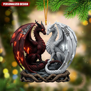 You & Me-Personalized Couple Christmas Ornament-Gift For Couple