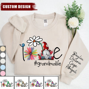 Flower Love Grandma Life Sweatshirt