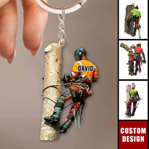 Personalized Arborist Keychain- New Release