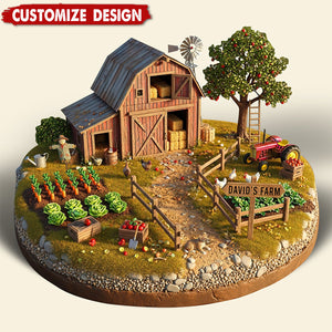 Farmhouse Acrylic Plaque - Personalized Gifts For Farmers