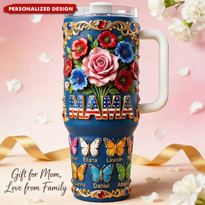 Personalized USA Grandma Mama Tumbler-Gifts For Grandma and Mama