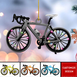 Personalized Bicycle Christmas Ornaments - Gift For Bicycle Rider - 2024 New Release