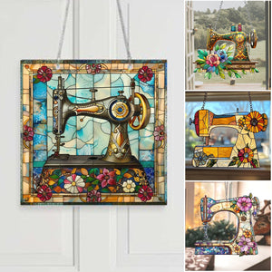Cute Sewing Machine Suncatcher Ornament-Mother's Day Gift