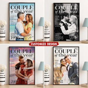 Choosing You Feels So Right - Personalized Couple Poster - Anniversary Wedding Gifts For Husband And Wife