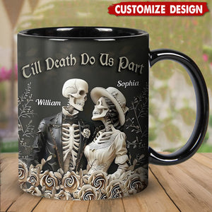 Till Death Do Us Part - Personalized Couple Mug - Gift For Husband,Wife,Anniversary