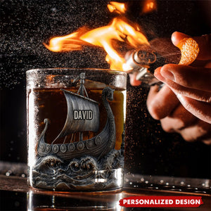 Viking Spirit - Personalized Viking Whiskey Glass