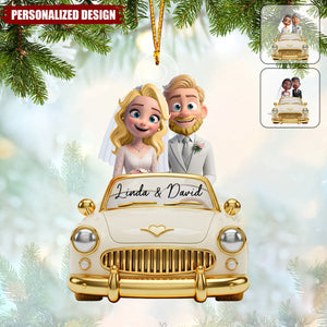 Personalized Anniversary Wedding Couple Ornament-Gifts For Couple