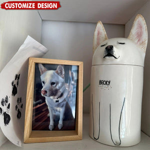 Forever In My Heart-Personalized Dog Urn- Multipurpose Box-Made To Order