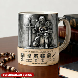 Full Armor Of God-Personalized Mug-Gift For Christian
