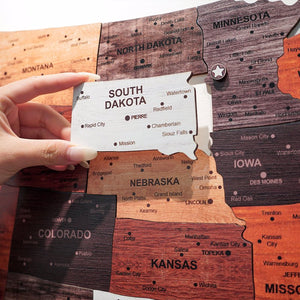 The United States Wooden Map Puzzle