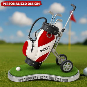 Golf Therapy Acrylic Plaque-Personalized Gifts For Golf Lovers