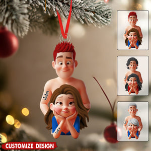New Release - Couple Christmas Ornament - Personalized Gifts For Couple