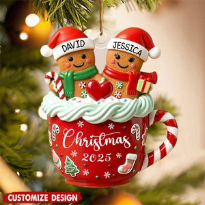 Personalized Couple Christmas Tree Ornament-Gift For Couples