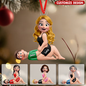 Personalized Naughty Couple Ornament