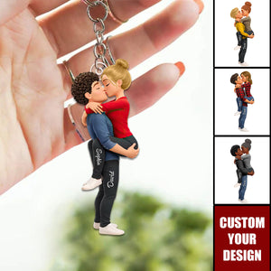 You Are The Missing Piece To My Heart - Personalized Acrylic Keychain