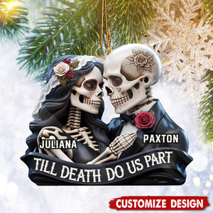 Till Death Do Us Part - Personalized 1-Layer Acrylic Ornament