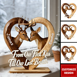 Personalized You & Me Wooden Couple Plaque- Gift For Couple