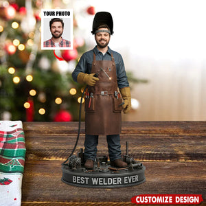 Custom Gift For Welder - Personalized Welder Custom Shaped Acrylic Plaque