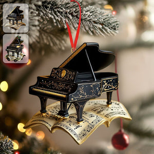 Piano Christmas Ornament - Gift For Pianist