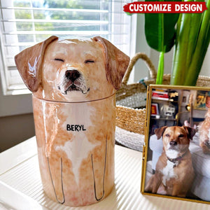 Forever In My Heart-Personalized Dog Urn- Multipurpose Box-Made To Order