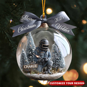 Strong Welder - Personalized Welder Ornament