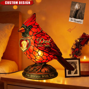 Memorial Custom Photo Acrylic Light Box - Personalized Gifts For Memorial