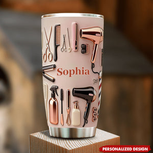 Proud Hair Stylist-Personalized Hairdresser Tumbler