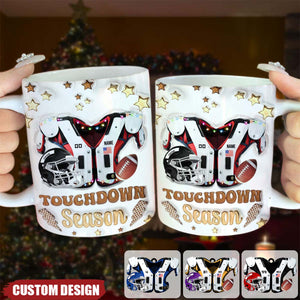 Personalized American Football Coffee Mug - Gift for American Football Lovers