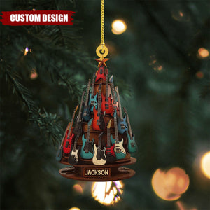 Personalized Electric Guitar Ornament