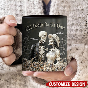 Till Death Do Us Part - Personalized Couple Mug - Gift For Husband,Wife,Anniversary