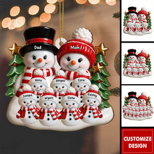 Create A Heartwarming Family Christmas, Personalized Wood Ornament, Gift For Family