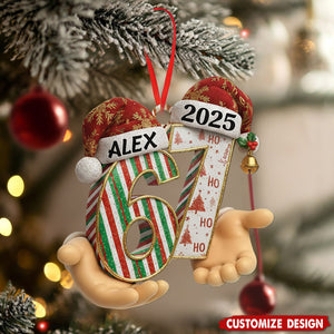 Personalized 67 Funny Ornament