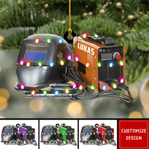 Personalized Welder Christmas Ornament - 2024 New Release