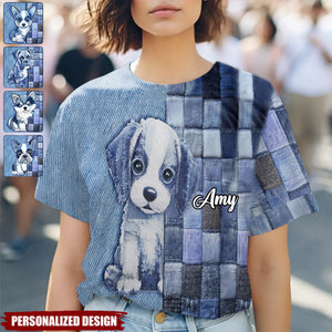 Personalized Dog All Over T-Shirt