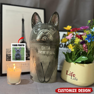 Forever In My Heart-Personalized Dog Urn- Multipurpose Box-Made To Order