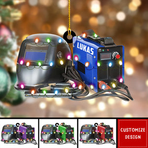 Personalized Welder Christmas Ornament - 2024 New Release