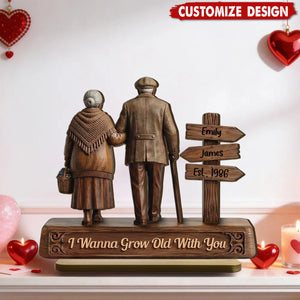 Personalized Wooden Plaque -Gift for Couple