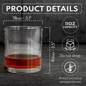 You & Me - Personalized Couple Whiskey Glass