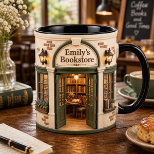 Personalized Bookstore Mug-Gift For Book Lover