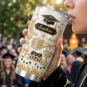 Personalized 2026 Graduation Tumbler