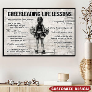 Personalized Cheerleading Kid Poster - Gift For Cheerleader, Cheerleading Lovers