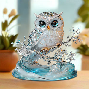 Elegant Owl Acrylic Plaque