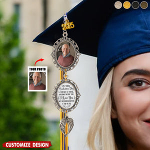 Personalized Class Of 2025 Graduation Tassel Photo Charm