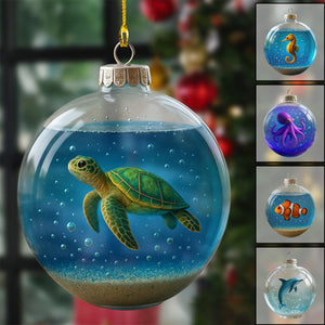 Ocean Whisper Christmas Ornament