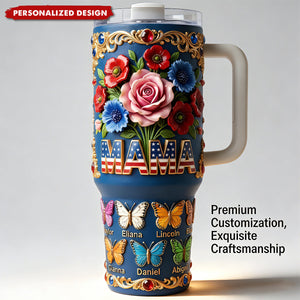 Personalized USA Grandma Mama Tumbler-Gifts For Grandma and Mama