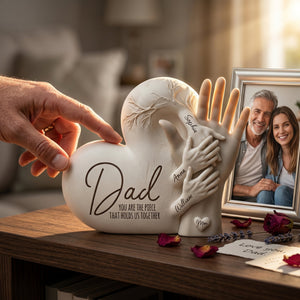 Dad You Are The Piece That Holds Us Together - Personalized Acrylic Plaque