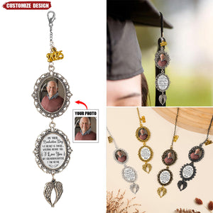 Personalized Class Of 2025 Graduation Tassel Photo Charm