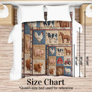 Farm Life - Personalized Farmer Blanket
