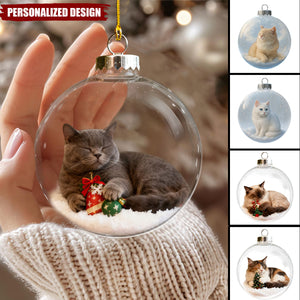 Cute Cat Christmas Ornaments