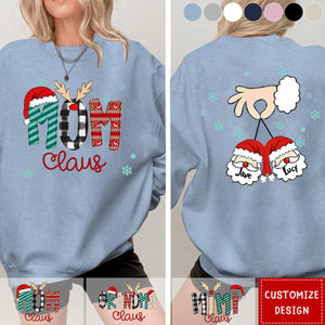 Personalized Mom Grandma Heart Sweatshirt - Great Gift For Grandma